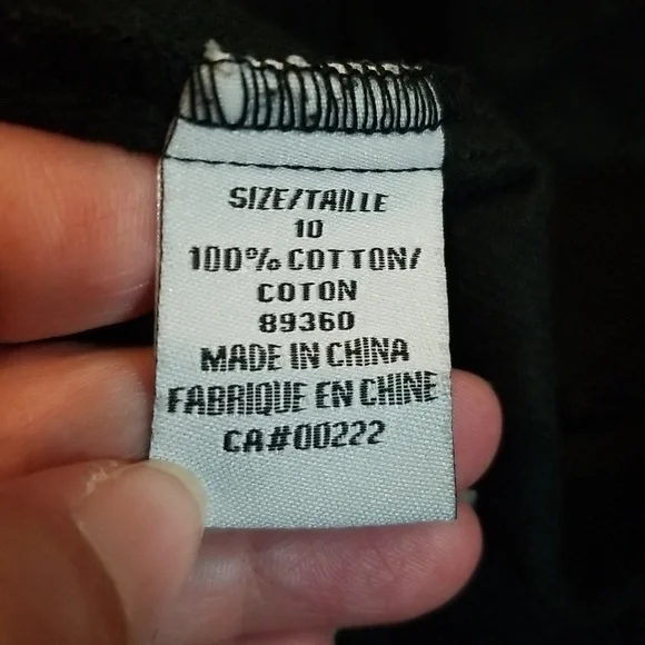 Jessica long sleeve black embroidered corduroy button down shirt size 10 EUC - Picture 4 of 12